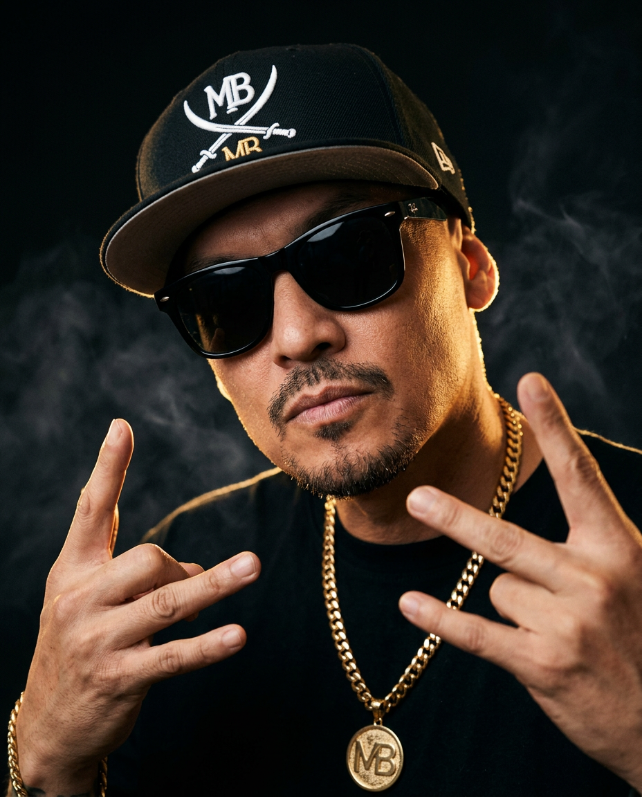 Mista Blaze performing on stage